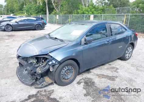 2015 Toyota Corolla Le z USA, uszkodzony, nr VIN 2T1BURHEXFC340899